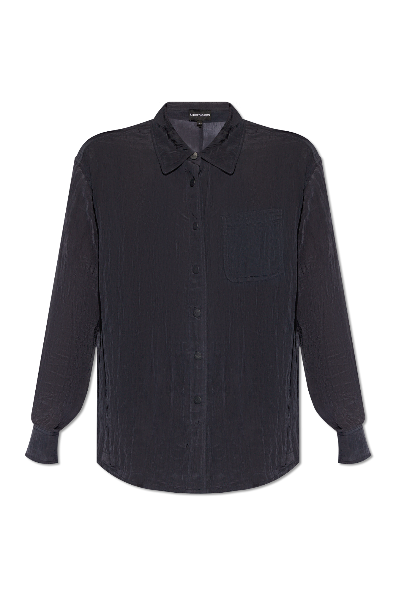 Navy armani store shirt